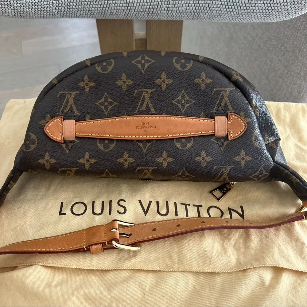 Louis Vuitton LV Monogram Discontinued Original Canvas Bum Bag in Brown